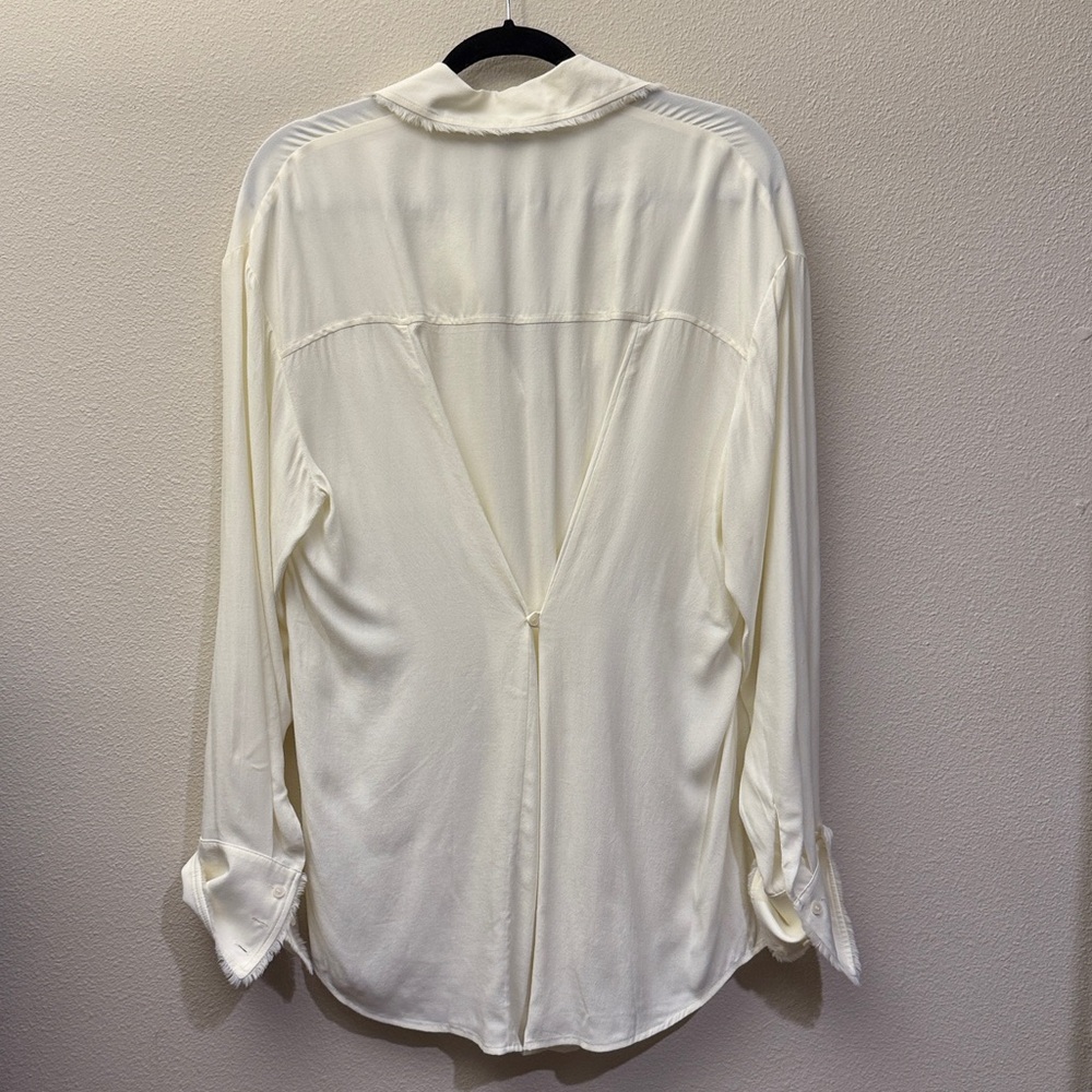 & Other Stories Cream Button Down Shirt - Picture 3 of 4
